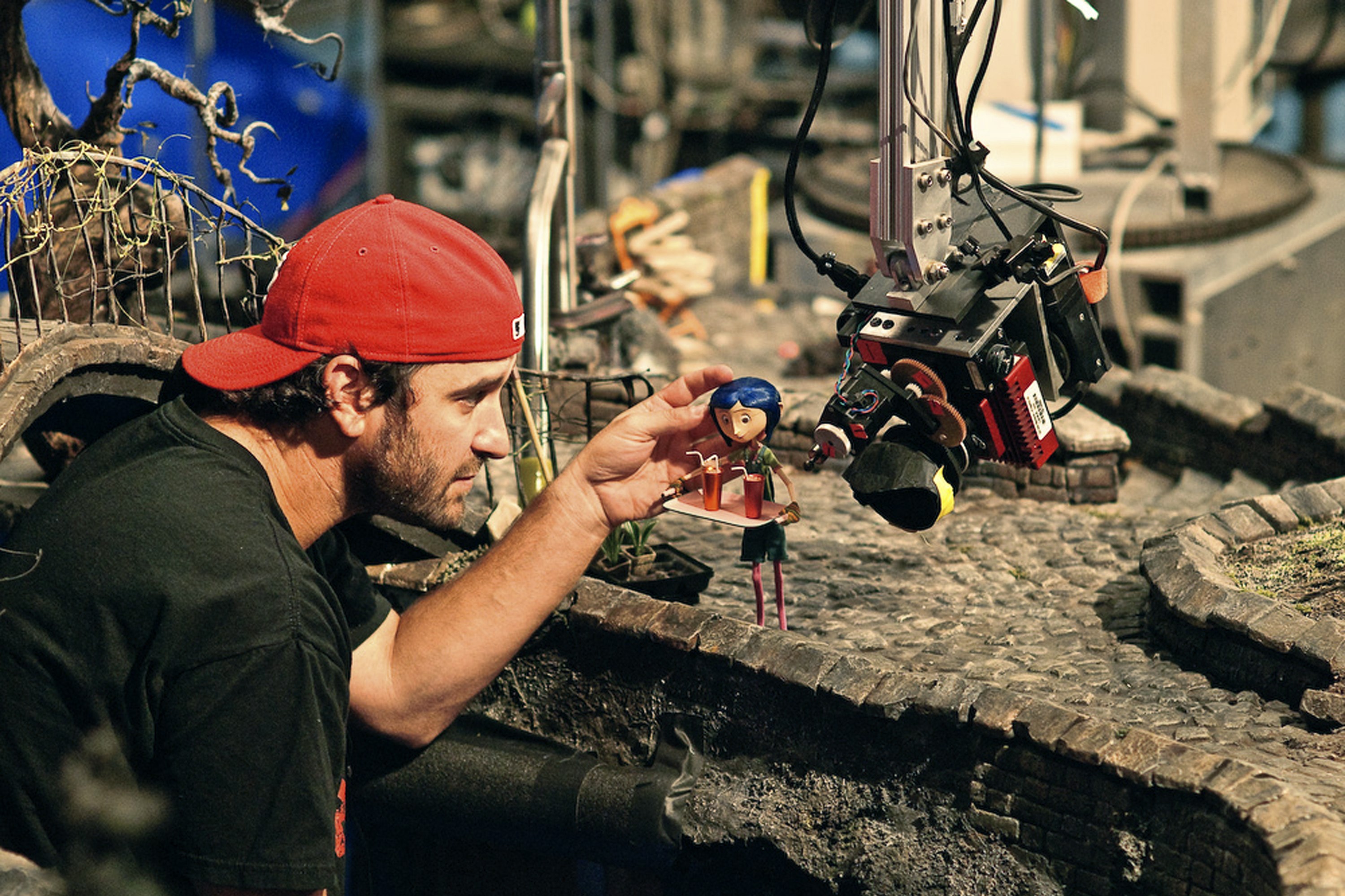 foto contendo o processo de produção do filme